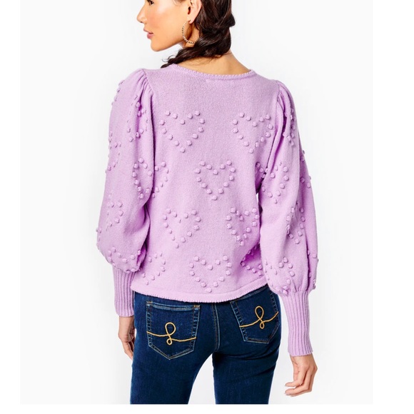 Lilly Pulitzer Kippa heart sweater - Picture 3 of 14
